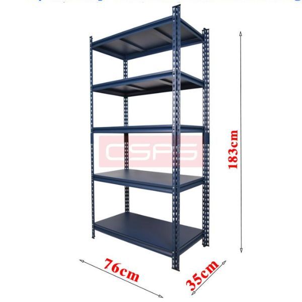 Kệ đa năng CSPS 076cm - 05 vách ngăn màu đen VNSV076A5BB21