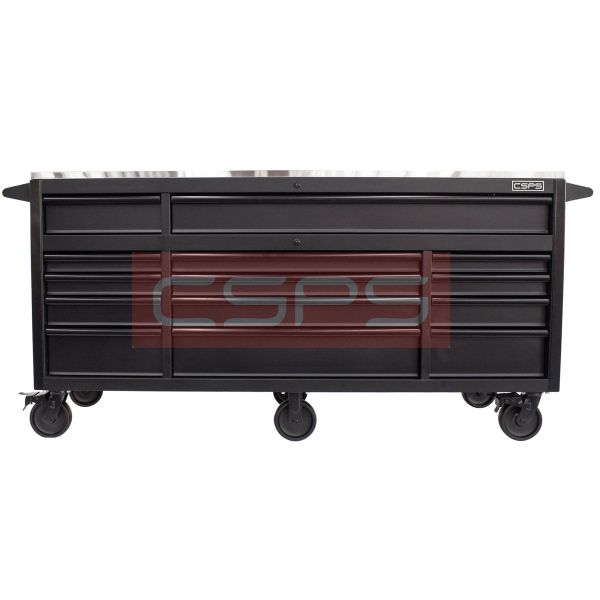 Tủ dụng cụ CSPS 183cm - 14 hộc kéo màu đen VNTC18314BB1M