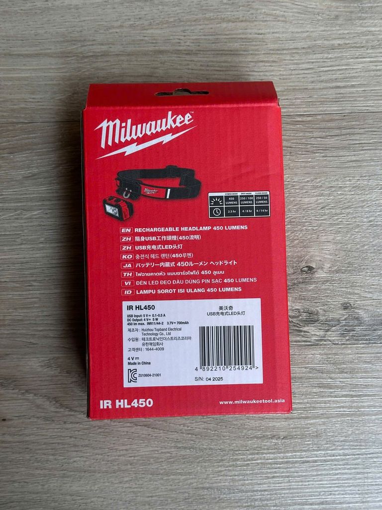 Đèn LED quấn đầu IR HL450 MILWAUKEE