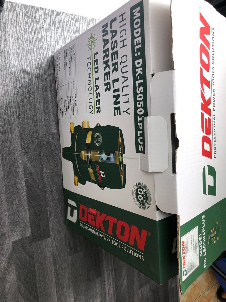 Máy cân bằng laser 5 tia xanh Dekton DK-LS0501PLUS