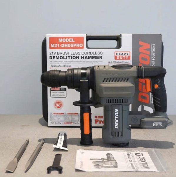 21V Máy đục bê tông 6J Dekton M21-DH06XPRO