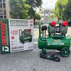 23L 1.8HP Máy Nén Khí Không Dầu DEKTON DK-AC3925