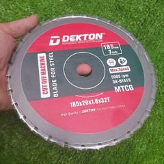 Lưỡi cắt hợp kim 185mm cốt 20mm 32 răng DEKTON DK-B185S