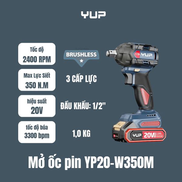 20V 3 CẤP CHỈNH LỰC ĐẦU KHẨU 1/2