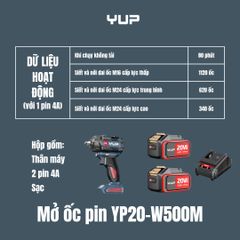 20V 3 CẤP CHỈNH LỰC ĐẦU KHẨU 1/2
