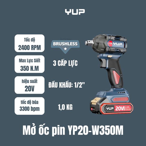20V 3 CẤP CHỈNH LỰC ĐẦU KHẨU 1/2