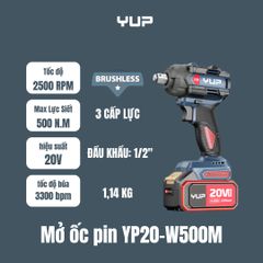 20V 3 CẤP CHỈNH LỰC ĐẦU KHẨU 1/2