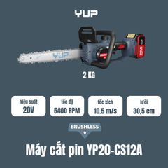 20V MÁY CƯA XÍCH 12inch 4.0Ah Jiangsu YUP YP20 CS12A-THAN