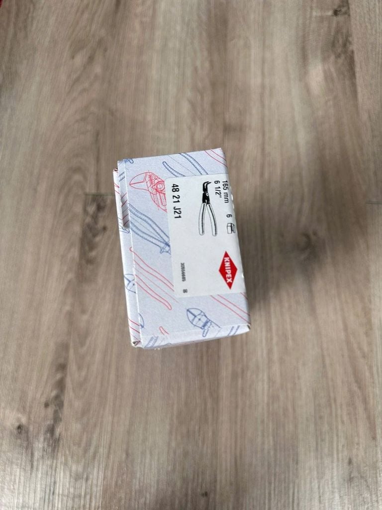 Kìm mở phe Ø 19–60 mm mũi cong 90° Knipex 48 21 J21