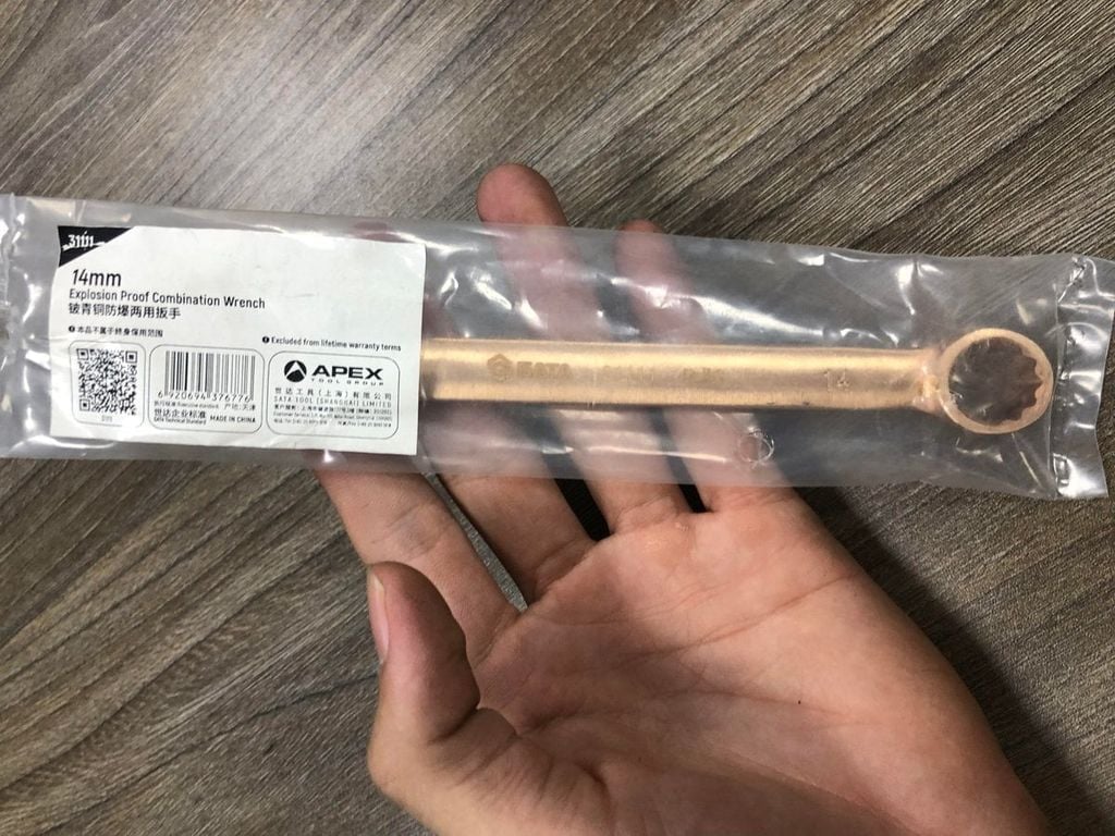 Cờ lê vòng miệng chống cháy nổ 14mm SATA 31111