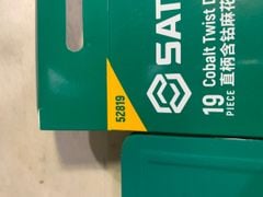 Bộ mũi khoan xoắn bộ 19 cái SATA 52819