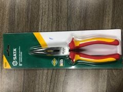Kìm cắt mũi dài cong cách điện từ 8 inch SATA 70182