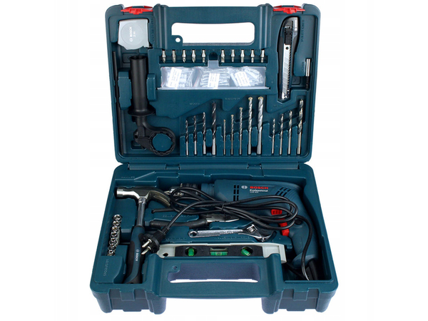Máy khoan động lực GSB 600 (Bộ 100 món) BOSCH MÁY 06011A03K1