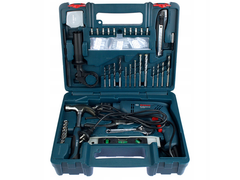 Máy khoan động lực GSB 600 (Bộ 100 món) BOSCH MÁY 06011A03K1