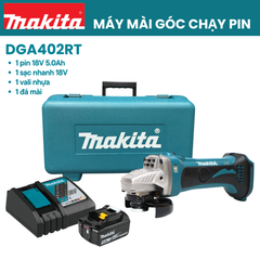 18V 100mm Máy mài góc dùng pin (công tắc trượt) MAKITA MÁY DGA402RT