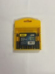 Mũi vít chống trượt DELI EDL251050K - PH2x50mm chất liệu S2 phủ đen kèm từ mạnh