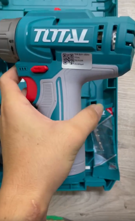 Máy khoan pin Lithium-ion 12V (không kèm sạc) TOTAL MÁY TDLI12206