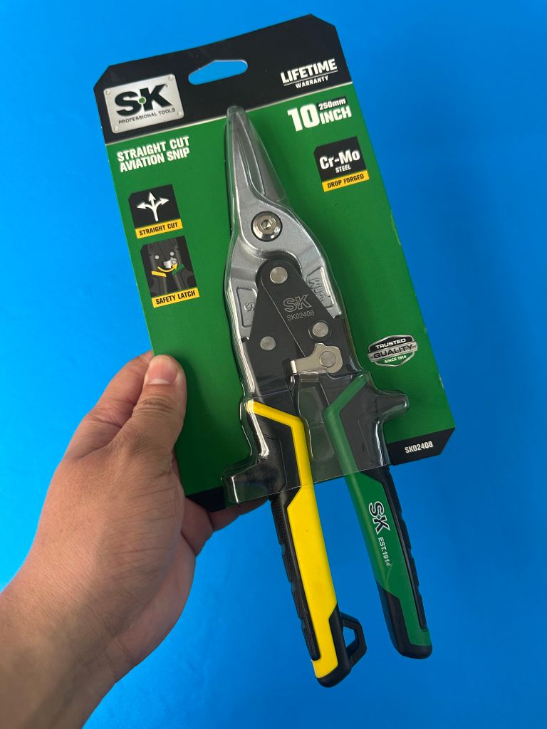 Kéo cắt tôn mũi thẳng 10inch SK SK02408 SK TOOLS
