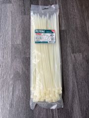 Bộ 100 dây rút nhựa trắng 300x4.8mm Total THTCT3001