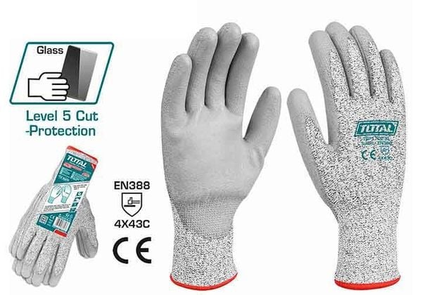 Găng tay chống cắt XL TOTAL ĐỒ NGHỀ TSP1702-XL