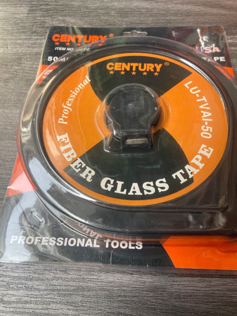 Thước vải Century cam đen 50m LU-TVAI-50