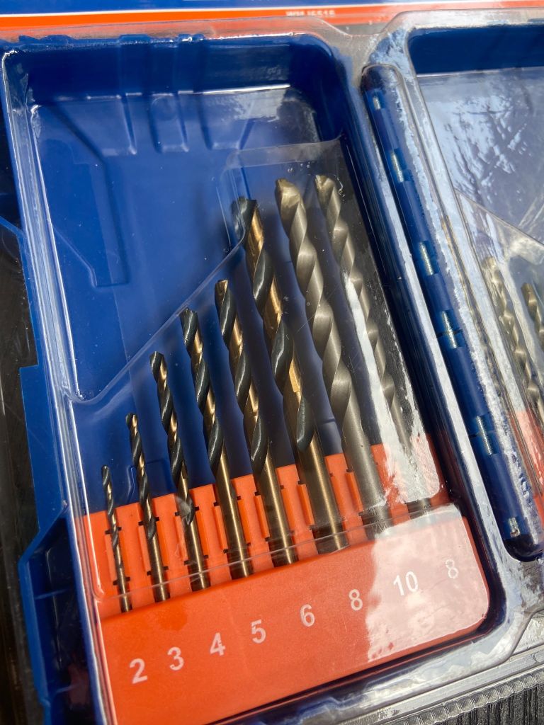 Bộ 16 mũi khoan kim loại, bê tông và gỗ WADFLOW WMJ6516