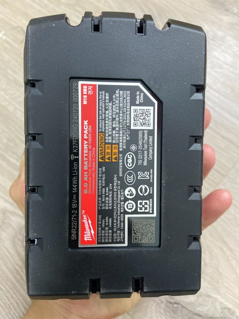 Pin 18V 8.0Ah Milwaukee M18HB8