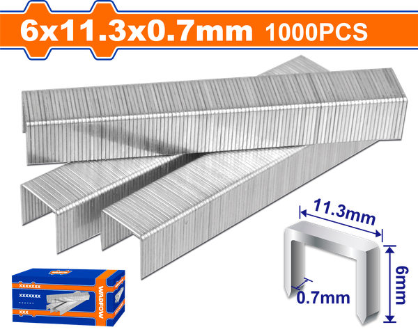 ĐINH BẤM GHIM CHỮ U6X0.7MM WADFOW WNA0706