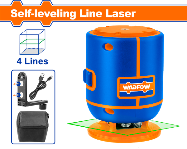 Máy cân mực Laser 4 tia xanh Wadfow WLE1M04