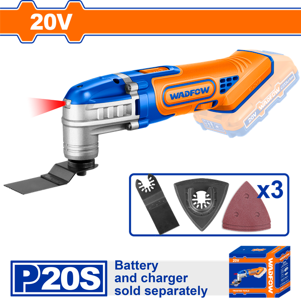 Máy cắt rung dùng pin 20V Wadfow WMUP5020 (Chưa Pin & Sạc)