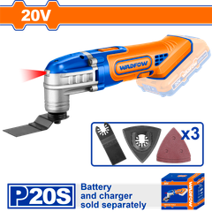 Máy cắt rung dùng pin 20V Wadfow WMUP5020 (Chưa Pin & Sạc)