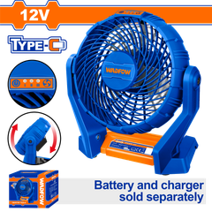 Quạt dùng pin 12V Wadfow WLF1507