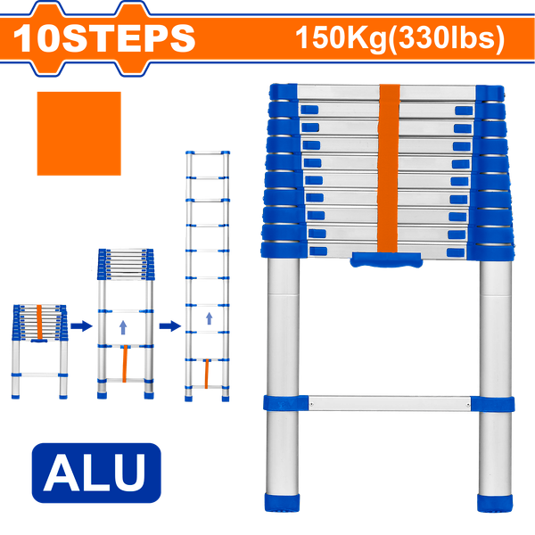 Thang nhôm rút đơn 3.2m Wadfow WLD5H10