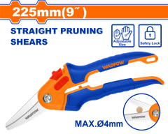 Kéo Cắt Tỉa Cành Thẳng 225mm(9