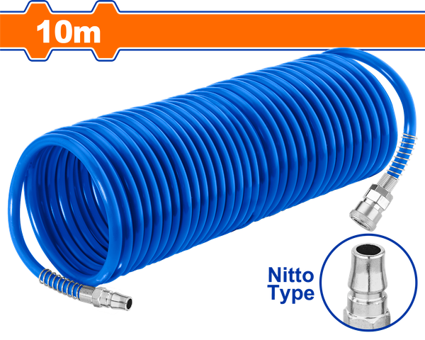 Dây hơi xoắn 10M (có đầu nối) Wadfow WQG1910-3