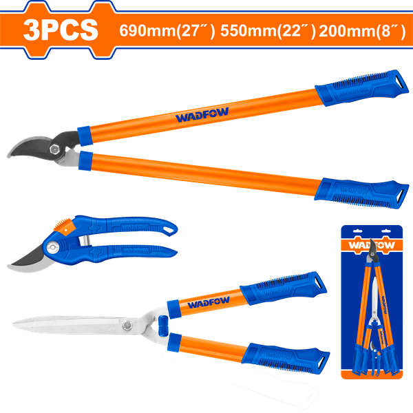 Bộ kéo làm vườn 3 chiếc Wadfow WPR3E03