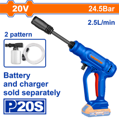 Máy rửa xe dùng pin 20V Wadfow WQX0120 (Chưa Pin & Sạc)