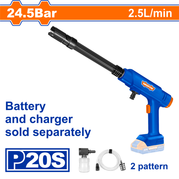 Máy xịt rửa dùng pin 20V Wadfow WQX1528 (Chưa pin & sạc)