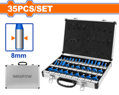 Bộ 35 Mũi Phay Gỗ 8Mm WRG2P08 WADFOW