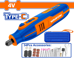 3.2mm Máy mài khuôn mini dùng pin Wadfow WRYP1504