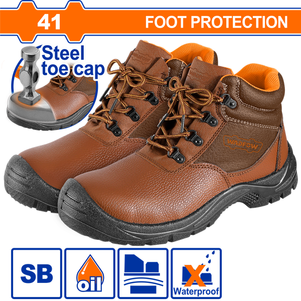 Giày Bảo Hộ Da Mũi Thép Size 41 WADFOW WSB3541