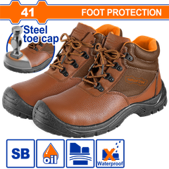 Giày Bảo Hộ Da Mũi Thép Size 41 WADFOW WSB3541