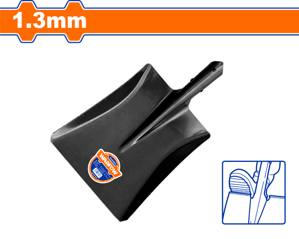 Đầu xẻng thép vuông 245x300mm Wadfow WSEH3A01