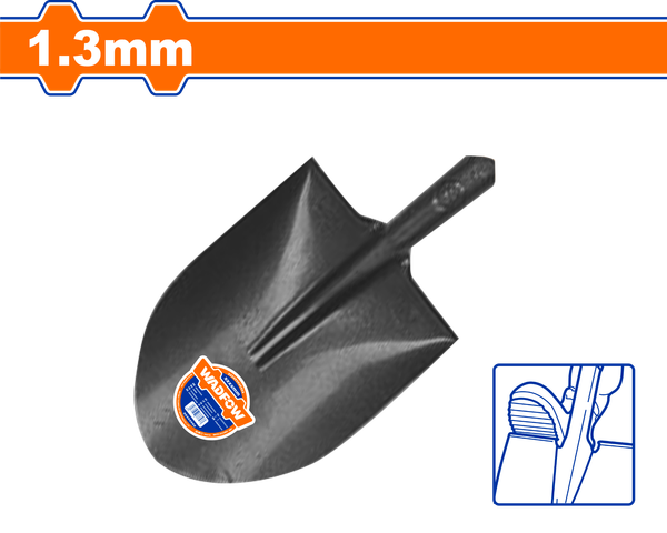 Đầu xẻng thép 240x300mm Wadfow WSEH3A02