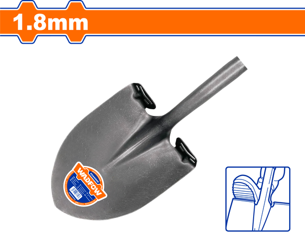 Đầu xẻng thép 220x290mm Wadfow WSEH8A02