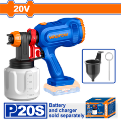 Súng phun sơn dùng pin 20V Wadfow WSU3066 (không kèm pin và sạc)