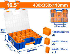 Hộp đựng linh kiện 430mmx350mm x110mm WADFOW WTB1622