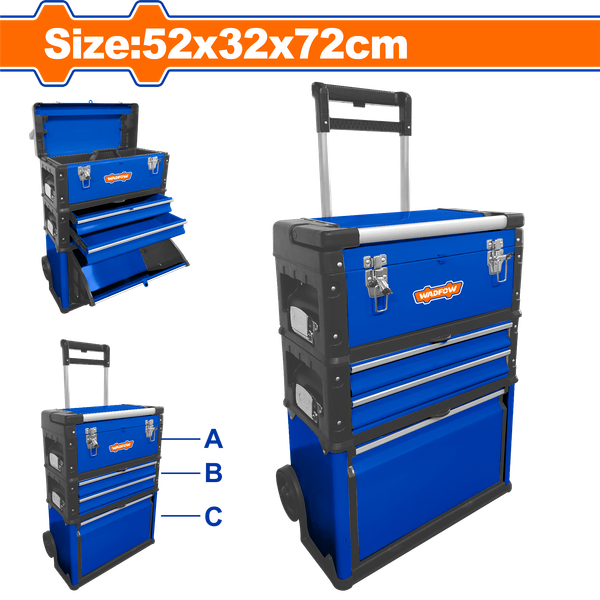 Tủ đồ nghề kiểu xe đẩy lưu động WADFOW WTB6A72 kích thước 520x320x720mm