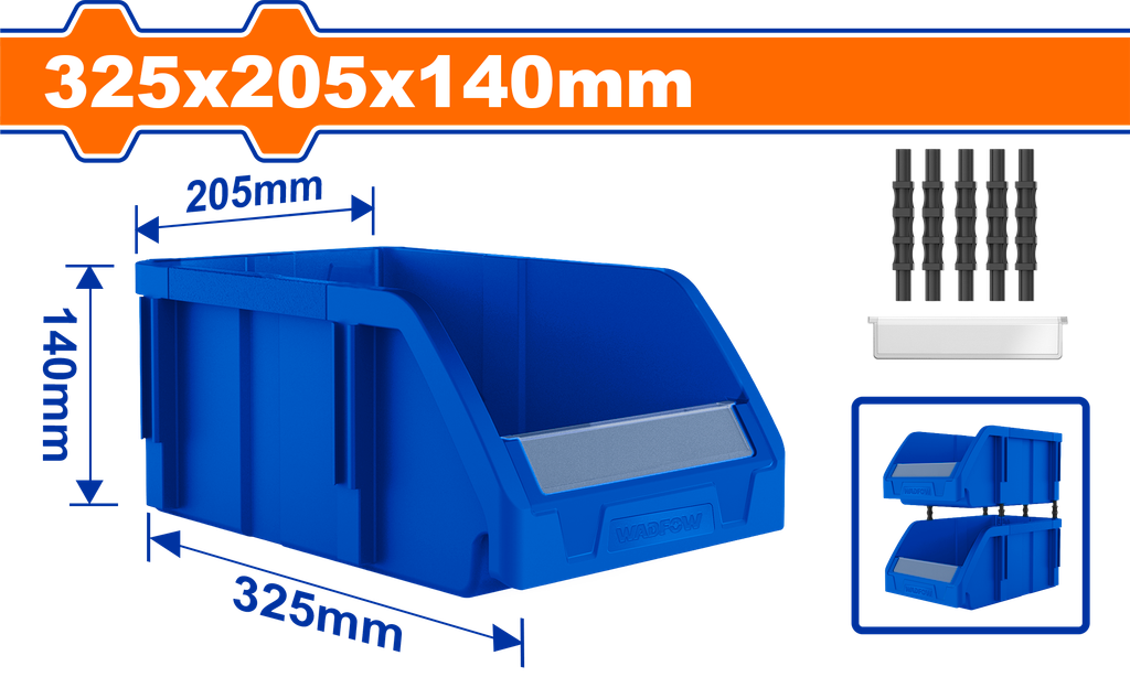 Khay Đựng Phụ Kiện 325x205x140mm WADFOW WTB0303