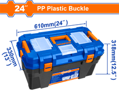 Hộp nhựa đụng công cụ khóa nhựa 24″ Wadfow WTB1324